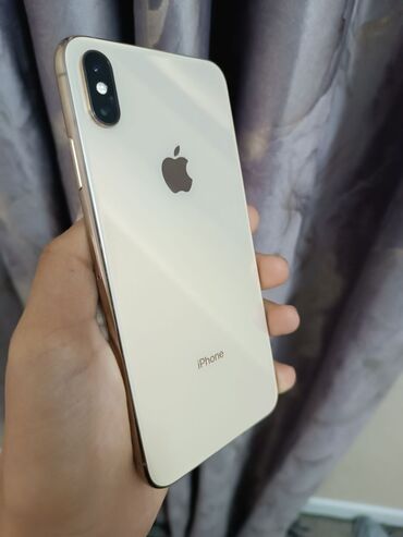 iphone 6 обмен: IPhone Xs Max, Колдонулган, 64 ГБ, Алтын, 77 %