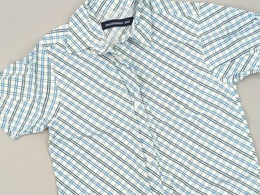 bluzki tom tailor: Shirt 7 years, condition - Very good, pattern - Cell, color - Blue