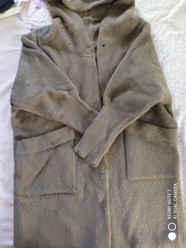 жилет альпака: Пальто, Осень-весна, Альпака, Без подкладки, XL (EU 42)