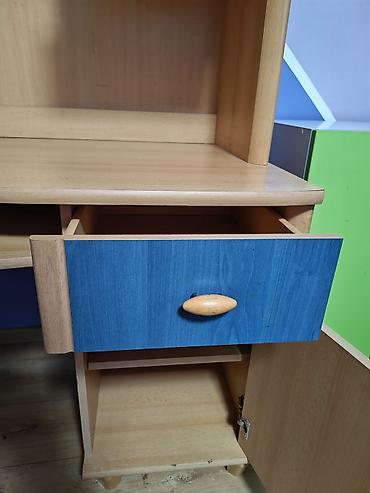 Kancelarijski stolovi: Radni/računarski sto sa nadgradnjom - Materijal: iverica/medijapan u — 9