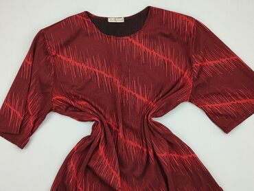 czerwona bluzki z koronki: Блуза жіноча, 2XL, стан - Хороший