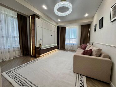 снять квартиру в нарыне: 3 комнаты, 104 м², Элитка, 4 этаж, Дизайнерский ремонт