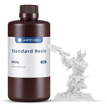 Epoksid qətranı: Anycubic Standard Reçine – Ağ, 1 kq UV-həssas 3D printer reçinəsi — 1