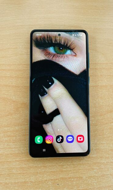 emmi tikis fabriki: Samsung Galaxy A52, 128 ГБ, цвет - Бежевый, Отпечаток пальца, Две SIM карты, Face ID