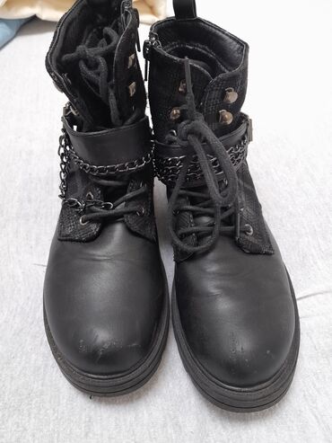 Kids' Footwear: Ankle boots, Size: 34, color - Black