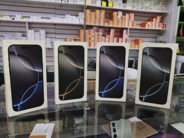 Samsung: IPhone 16 Pro Max, Новый, 256 ГБ, Desert Titanium, Зарядное устройство, Защитное стекло, Чехол, В рассрочку, 100 %