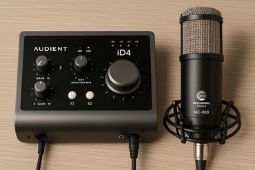 где можно купить диктофон: 🎤 Профессиональный комплект для записи — Audient iD4 + Recording Tools