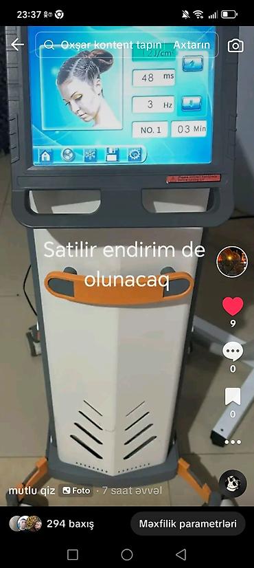 un halvası: Lazer aparatı satilir Məhsulun xüsusiyyətləri: - Klassik aypara — 1