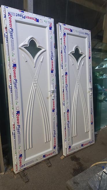 ag qapilar: Hamam üçün Yeni Plastik qapı 80x200 sm Çərçivə ilə, Zəmanətsiz, Ödənişli quraşdırma, Ödənişli çatdırılma — 2
