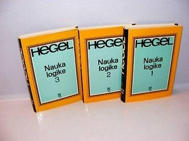 tema: NAUKA LOGIKE 1-3 Georg Vilhelm Fridrih Hegel Bigz Beograd, 1976/77/79 — 2