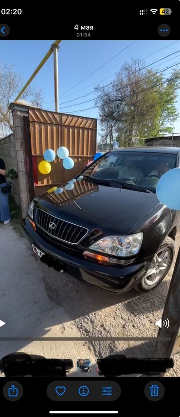 жигули черный: Lexus RX: 2002 г., 3 л, Автомат, Бензин, Внедорожник