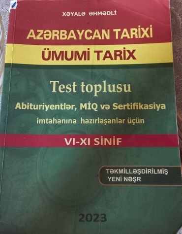 nişan xonçaları 2023: Xəyalə Əhmədli Test toplusu Azərbaycan tarixi Ümumi tarix 6-11ci sinif