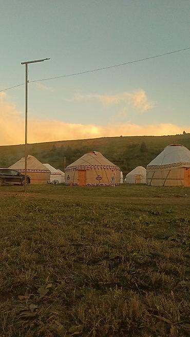 военный тент: Продажа юрты, Каркас Деревянный, 85 баш, Диаметр: 6 метров — 2