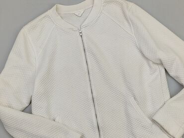 białe bluzki z kwadratowym dekoltem: Sweatshirt, L (EU 40), condition - Good