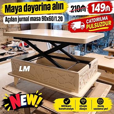 Dördbucaq masa, Transformer, Təkərsiz, Zəmanətsiz