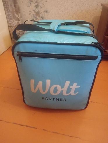 Wolt Partner çatdırılma çantası/rusakası - Tip: İzolyasiyalı termo