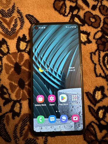 telefon ikinci el: Samsung Galaxy A21S, 64 GB, rəng - Qara, Sənədlərlə, Barmaq izi, İki sim kartlı