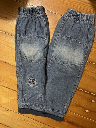 оверсайз джинсы: Джинсы и брюки, цвет - Синий, Б/у