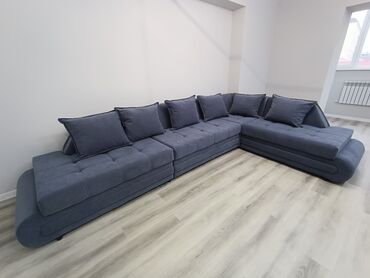 Угловые диваны: Угловой диван, C подушками, Трехместный — 5