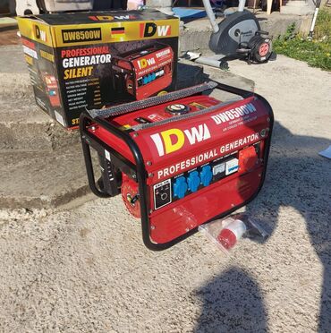 Agregati: GERMANY KRAFTECH 8.5KW BENZINAC POTROSNJA 1L-1H Tri monofazne — 8