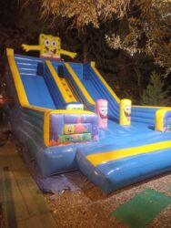 купить каркасный бассейн в баку: Havabatutu – böyük şişmə atraksion - İki zolaqlı sürüşkən və geniş