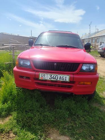 Унаа: Mitsubishi Montero Sport: 1997 г., 2.4 л, Кол менен иштөөчү, Бензин, Жол тандабас — 1