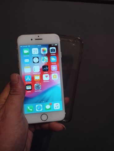 ayfon7 qiyməti: IPhone 6, 32 GB, Ağ, Barmaq izi