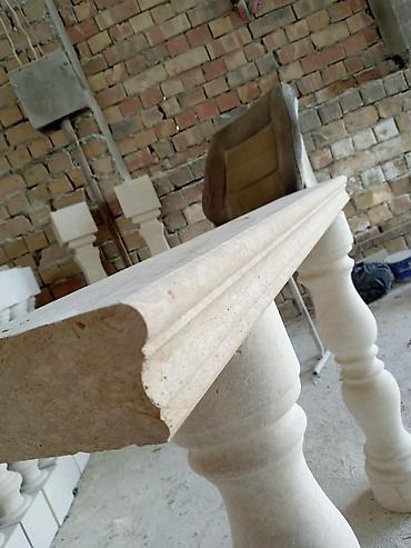 Обшивка лестниц: Балясины,перилы,тумбы из Сары таш — 2