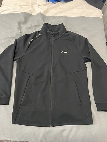 reebok куртка: Спортивная кофта/джемпер на молнии - Цвет: черный - Прямой крой — 2