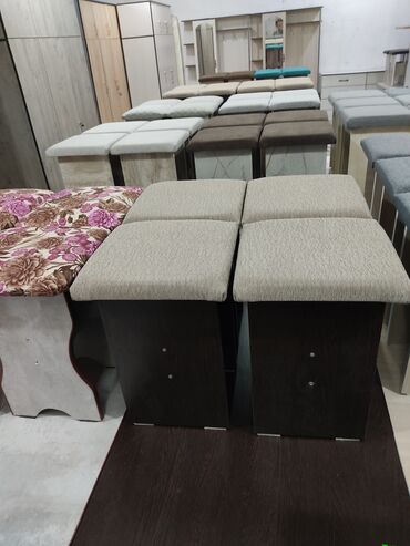 Кухонные столы и стулья: Кухонный стол и стул, Новый, Бесплатная доставка, цвет - Бежевый — 12