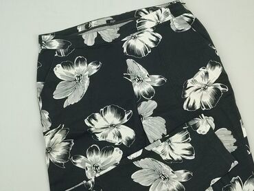 bluzki w kwiaty z bufiastymi rękawami: Spodnie materiałowe, L, stan - Dobry