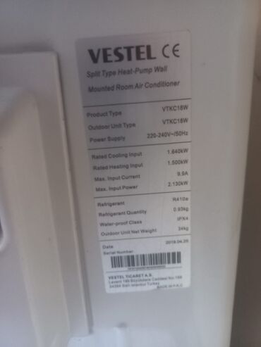 Kondisioner İşlənmiş, 20-dən az kv. m, Split sistem, Kredit yoxdur