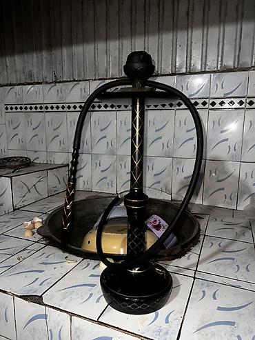 mini projector: Кальян в классическом восточном стиле. Элегантная модель в чёрном — 1