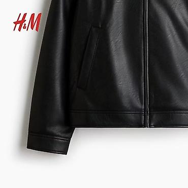 Куртки: Мужская куртка, M, H&M, Новый, цвет - Черный, Самовывоз — 6