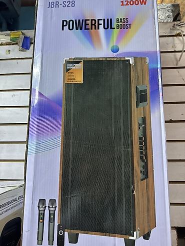 Динамики и колонки: Портативная акустическая система JBR-S28 (Powerful Bass Boost, 1200W) — 2
