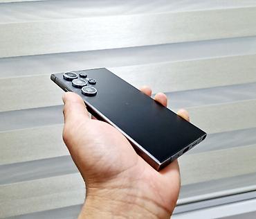 note 2: Samsung Galaxy S24 Ultra, Б/у, 256 ГБ, цвет - Черный, eSIM — 1