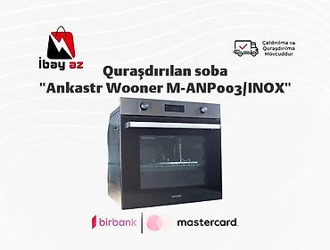 tesdir: Quraşdırılan soba "Ankastr Wooner M-ANP003/INOX"Təsvir : Brend: Wooner — 1