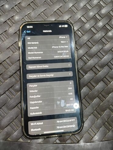 işlənmiş iphone 12 pro max: IPhone 12 Pro Max, 256 ГБ, Rose Gold, Face ID