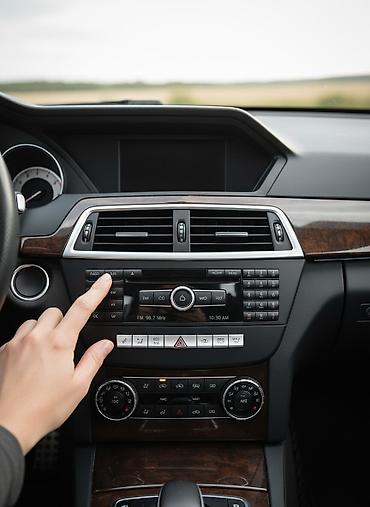 cd sep: Mercedes-Benz orijinal avtomobil maqnitofonu/başlıq bloku — 1