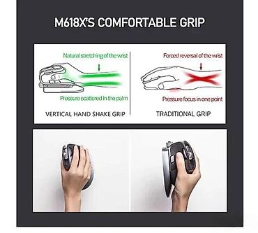 Kompjuterski miševi: Ergonomski vertikalni miš sa podesivom podrškom za dlan - Vertikalni — 5