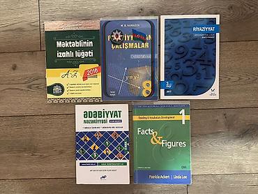 Tədris ədəbiyyatı: Test toplulari ve derslikler. Elaqe ucun mesaj bölmesine yazin — 1