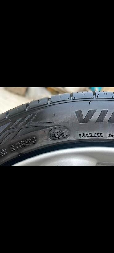 traktor mtz 50: 4 ədəd yüngül lehimli disk və şin komplekti - Disklər: gümüş rəngli — 5