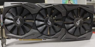 Видео- и звуковые карты: Продаю отличную видеокарту asus strix gtx 1070 8gb. Карта в идеальном