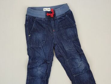 slim bottom jeans: Spodnie jeansowe, Boys, 4-5 lat, 104/110, stan - Dobry