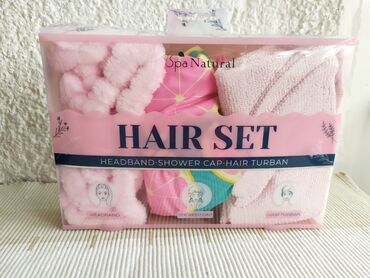 balasevic zenska odela: Spa Set Za Kosu / Turban + Kapa + Traka SPA NATURAL SET ZA KOSU ⭕