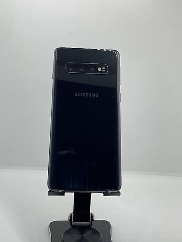 Уюлдук телефондор жана аксессуарлар: Samsung Galaxy S10, Колдонулган, 128 ГБ, түсү - Кара, 2 SIM — 4
