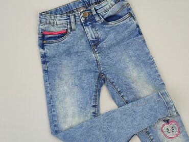 koszulki basic: Jeans, Little kids, 7 years, 122, condition - Very good