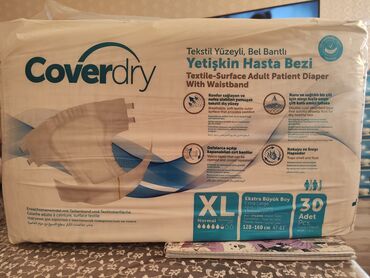 İnqalyatorlar, nebulizerlər: Coverdry Yetişkin Hasta Bezi – Tekstil səthli, bel bantlı - Ölçü: XL