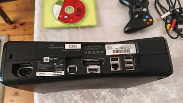 x box 360: Xbox 360 (Slim) oyun konsolu paketi Komplekt: - Xbox 360 Slim konsolu — 7