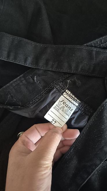 sabah fk forma: Qara cins kombinezon – “Barbie” yazılı - Material: cins (etiket — 1